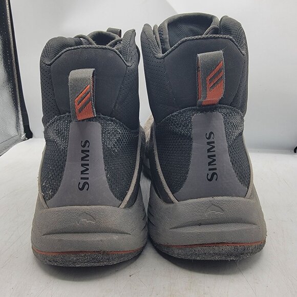 Simms Flyweight Wading Boots Felt Sole Mens 12 Gray Fishing Outdoors Summer - Picture 6 of 13